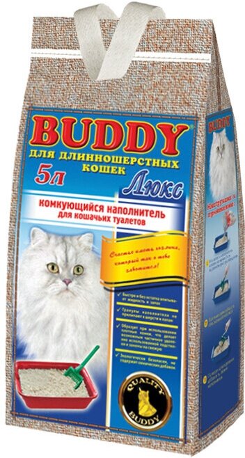 Наполнитель для кошачьего туалета Buddy Люкс 5л - фотография № 2