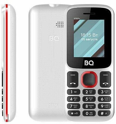 Мобильный телефон BQ 1848 Step+, white/red