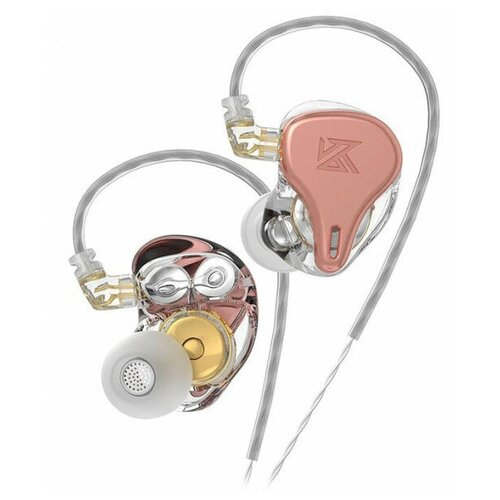 Наушники KZ Acoustics DQ6s без микрофона розовый 319000₽
