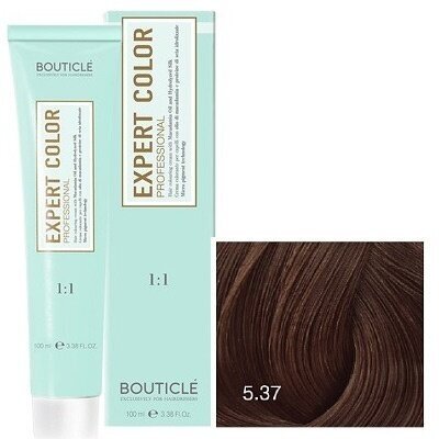 Bouticle Expert Color крем-краска для волос, 5.37 светлый шатен золотисто-коричневый