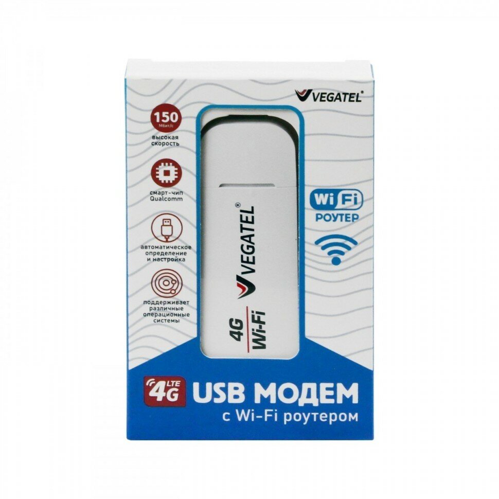 4G модем VEGATEL M24 Wi-Fi роутер (все SIM-карты)