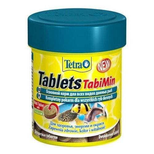 Корм для рыб TetraTablets TabiMin (таблетки) 120 таб, 66 мл. корм tetra plecotablets для сомов и донных рыб со спирулиной 120 таб