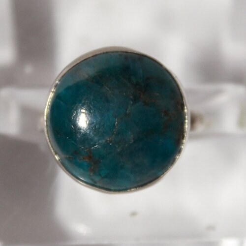 Кольцо True Stones, апатит, размер 16.5, синий кольцо радуга камня апатит размер 20 синий