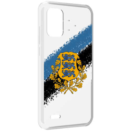 Чехол MyPads герб флаг эстонии-2 для UMIDIGI Bison Pro задняя-панель-накладка-бампер