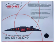 Парковочный радар Sho-Me Y-2622N04 (чёрный, 4 датчика 22 мм)