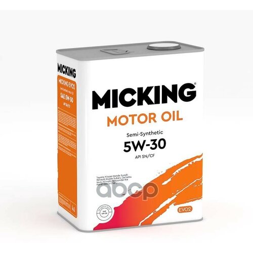 MICKING Micking Motor Oil Evo2 5W-30 Sn/Cf S/S 4Л.