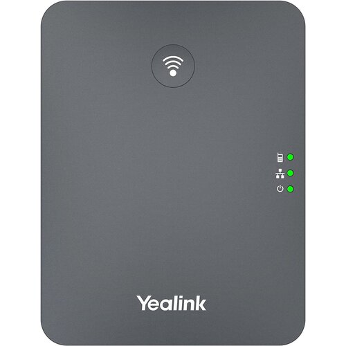 Yealink Базовая станция IP Yealink W70B черный dect система yealink w73p база w70b трубка w73h до 10 sip аккаунтов до 10 трубок на базу до 20 одновременных вызовов