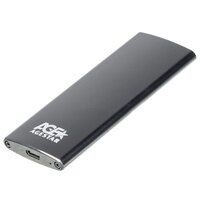 Внешний корпус SSD AgeStar SATA III USB 3.1 M2 2280 B-key Black 3UBNF2C