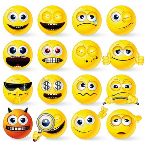 Панно декоративное PINTDECOR GRAPHIC COLLECTION EMOTICON G2352 400x400