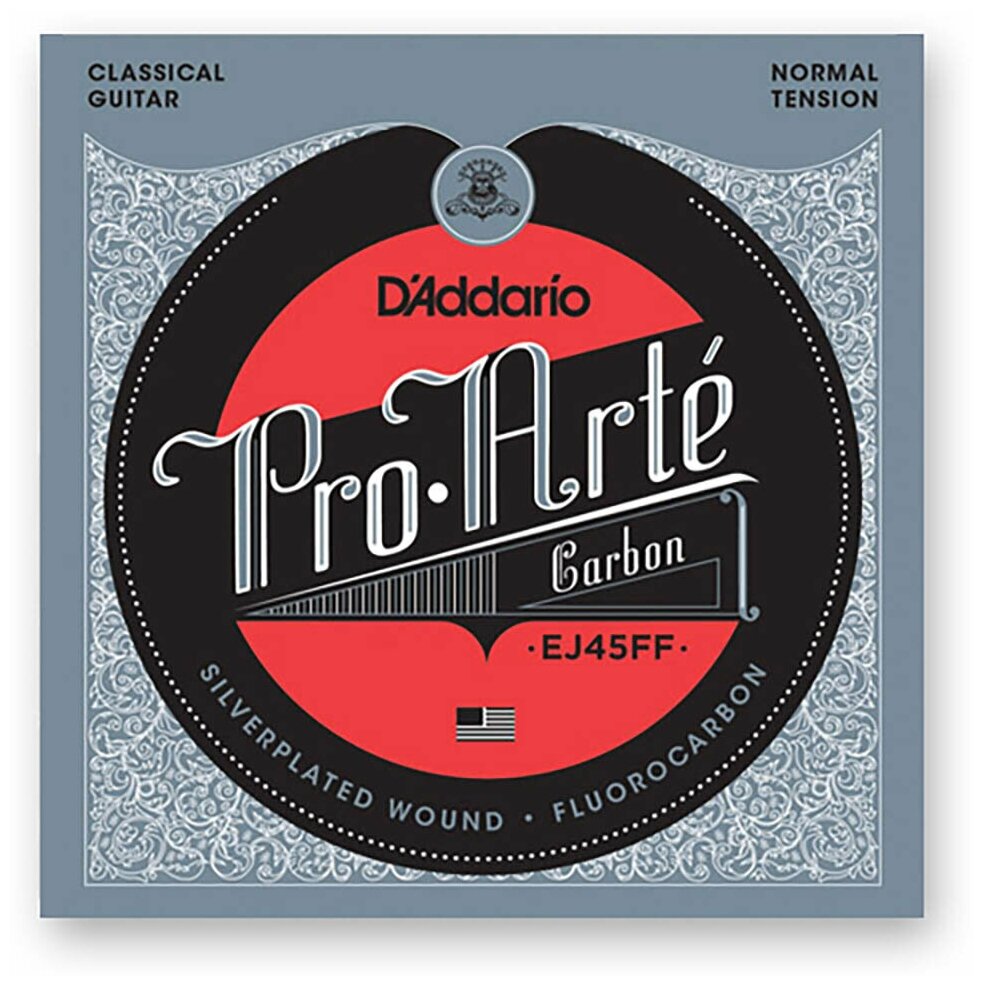 D'Addario EJ45FF Pro-Arte Carbon Комплект струн для классической гитары, нормальное натяжение