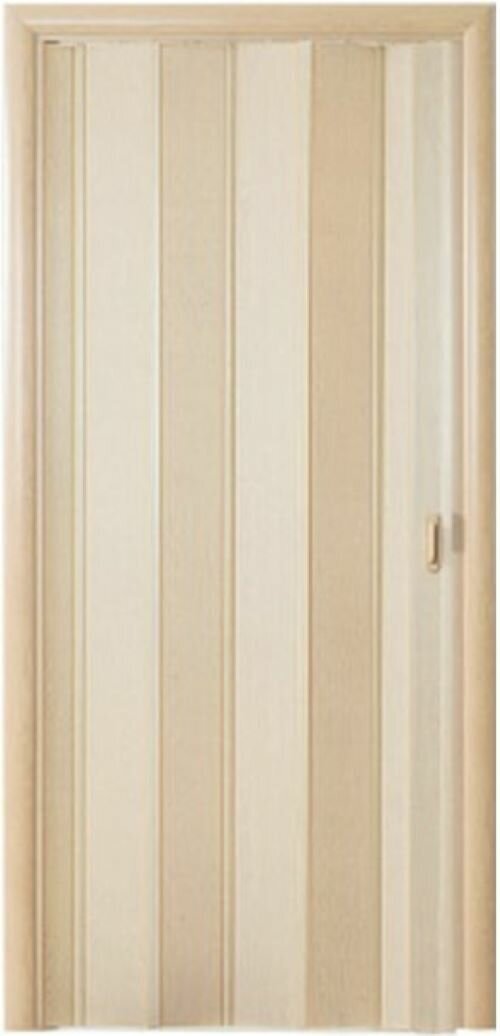 Дверь гармошка межкомнатная раздвижная Беленый дуб 690-840 мм
