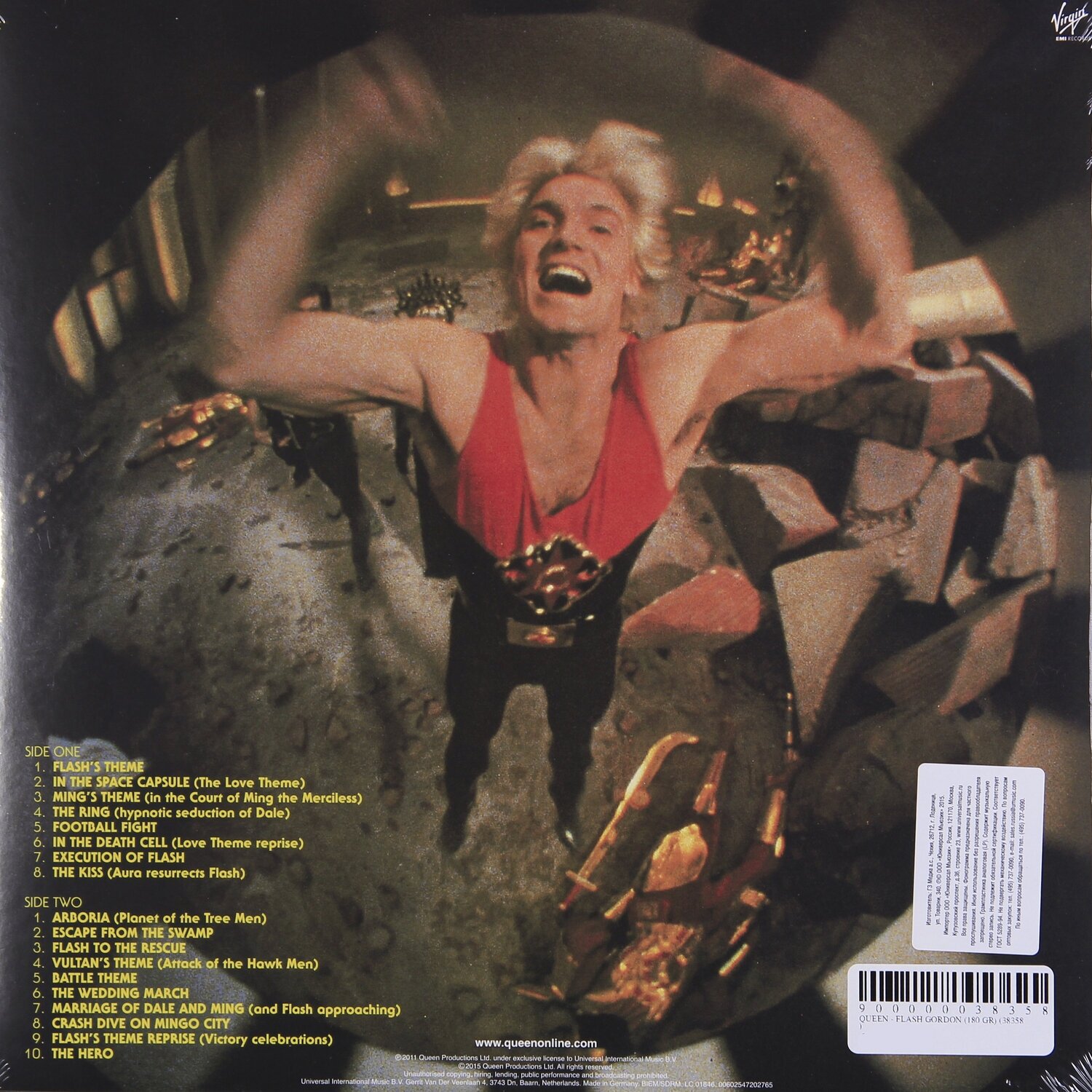 Queen Flash Gordon: Original Soundtrack Music Виниловая пластинка Universal Music - фото №6