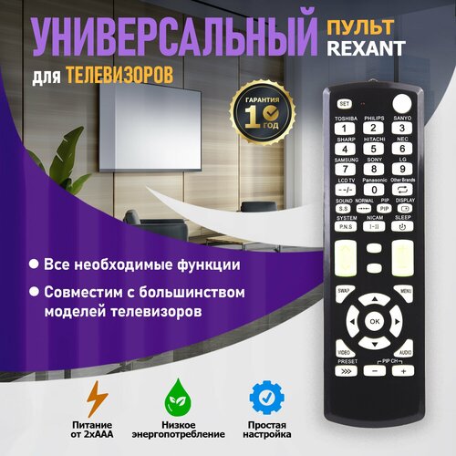 Универсальный пульт для большинства моделей телевизоров — купить в ...