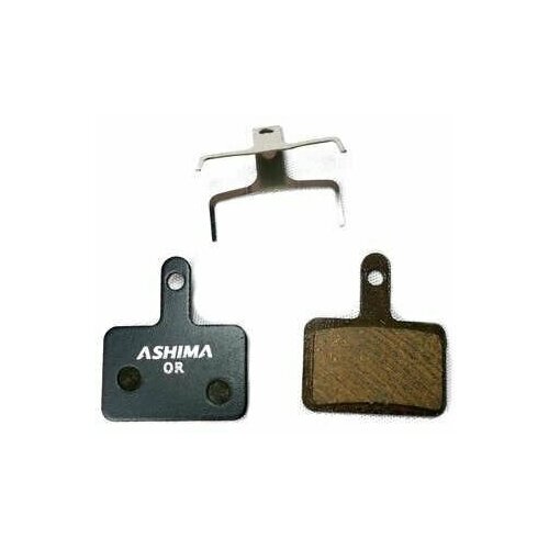 Торм. колодки Ashima Organic для ДТ Shimano M515/525/575/415/465/475/485/495 тормозные колодки ashima ad0304 sm s