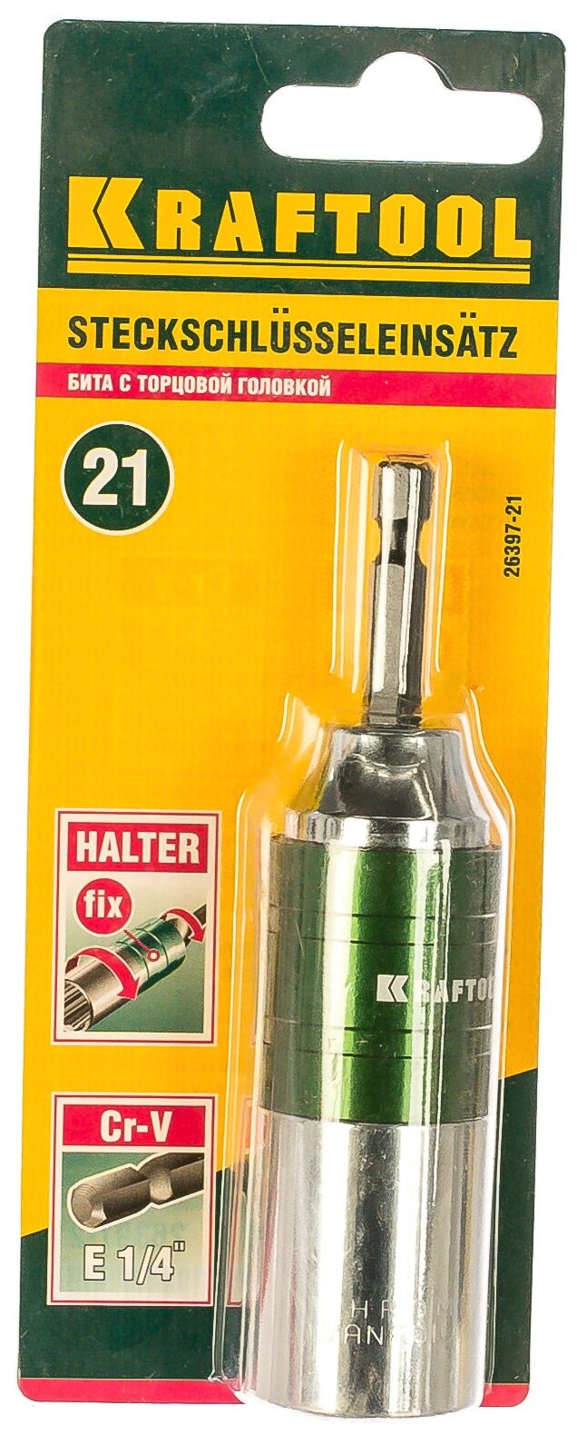 KRAFTOOL     21, CrV,  E 1/4", KRAFTOOL "EXPERT"