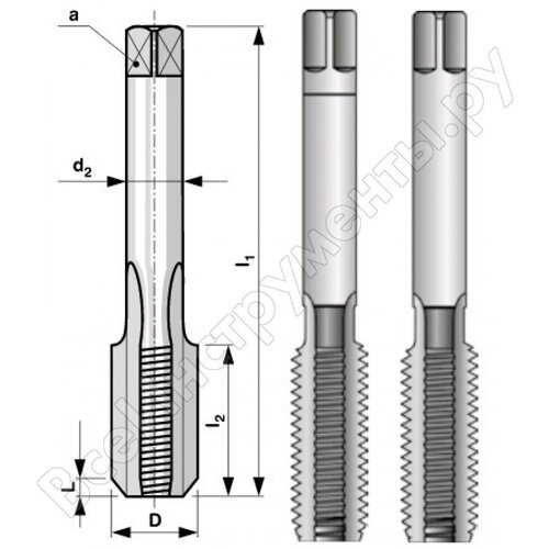 Набор метчиков M20 Bucovice Tools 144200