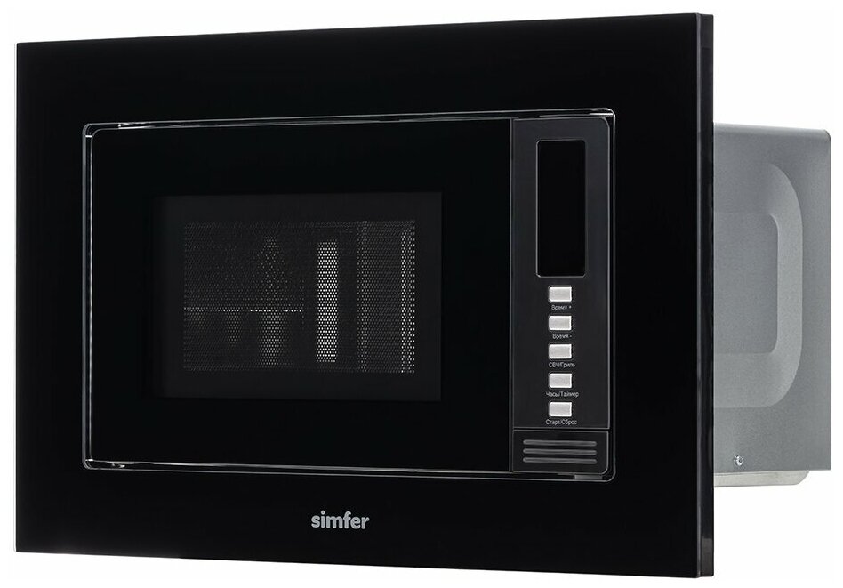 Встраиваемая микроволновая печь Simfer MD2220, 20 литров, 1080 Вт, Черный - фотография № 2