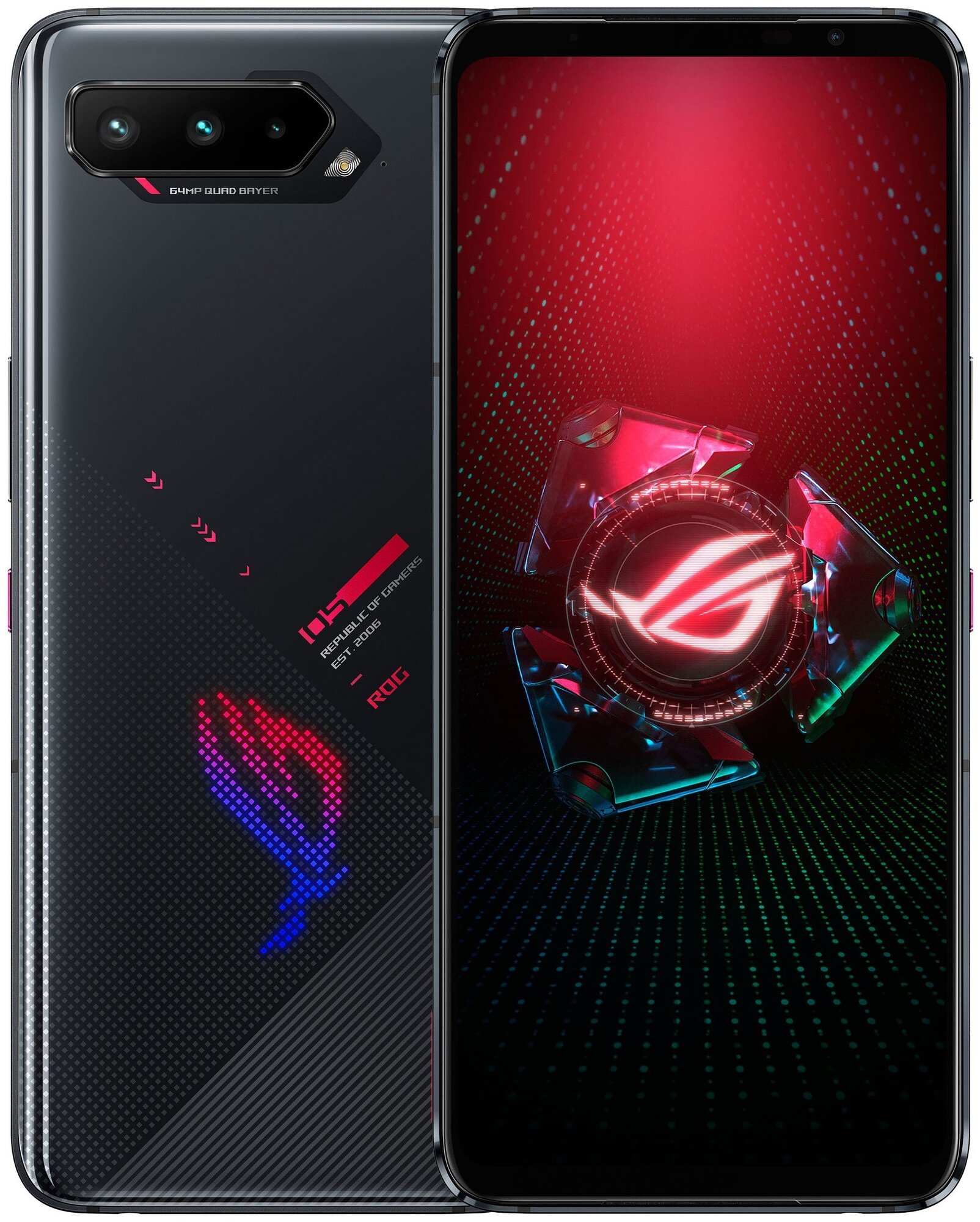 Смартфон ASUS ROG Phone 5 12/256 ГБ, Dual nano SIM, черный