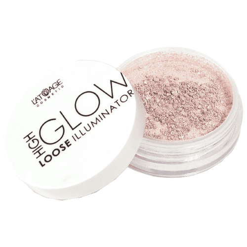 L'atuage Хайлайтер рассыпчатый High Glow, 803, розовый шик