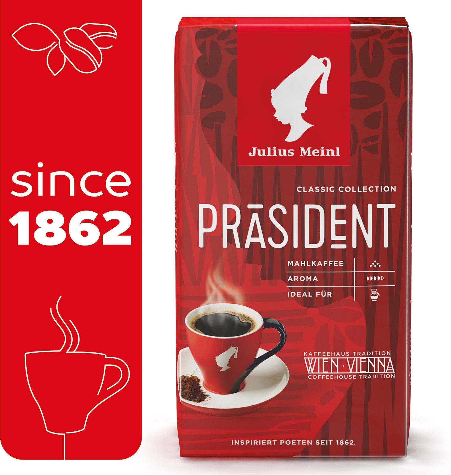 Кофе Julius Meinl Президент молотый 0,5 кг