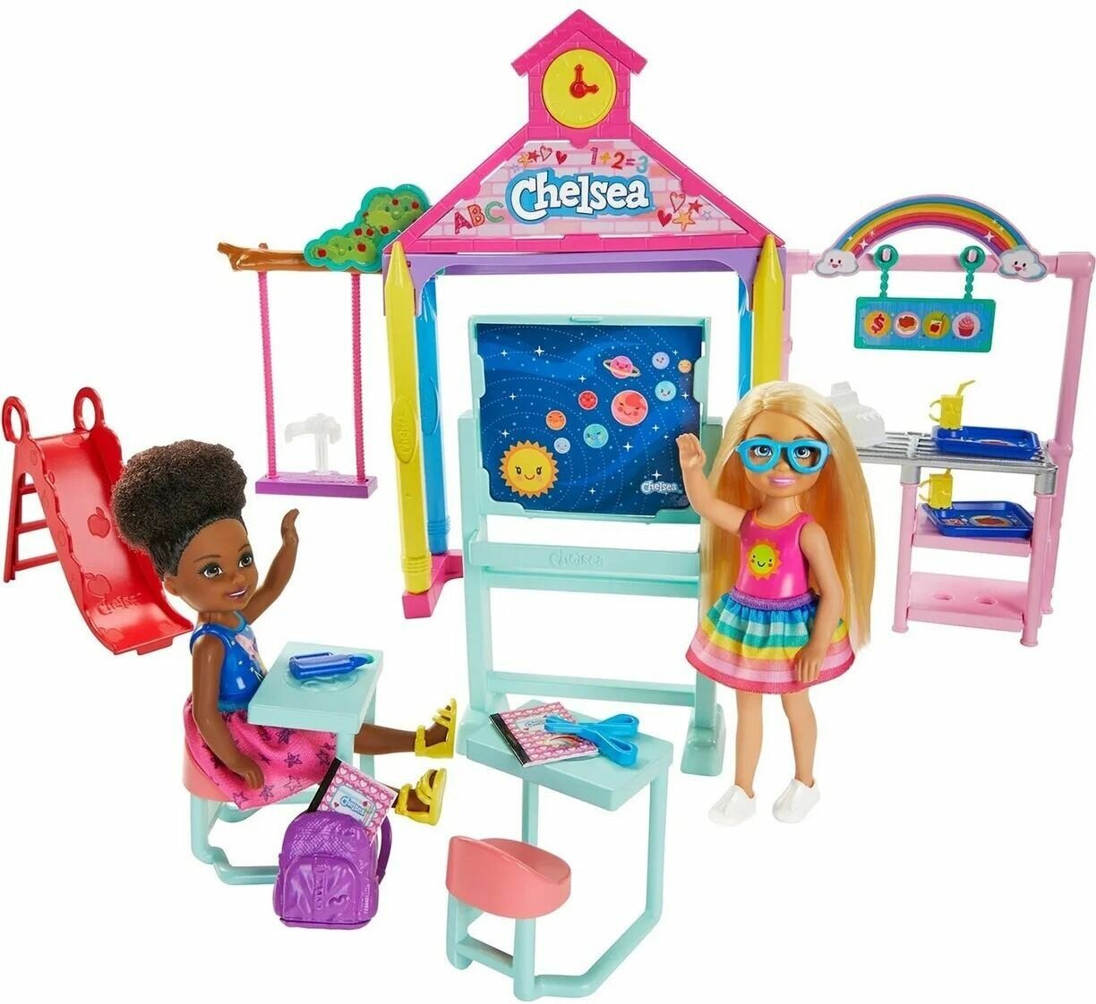 Игровой набор Барби - Челси в школе (Barbie Club Chelsea School Playset with Blonde Small Doll & Classroom Accessories)