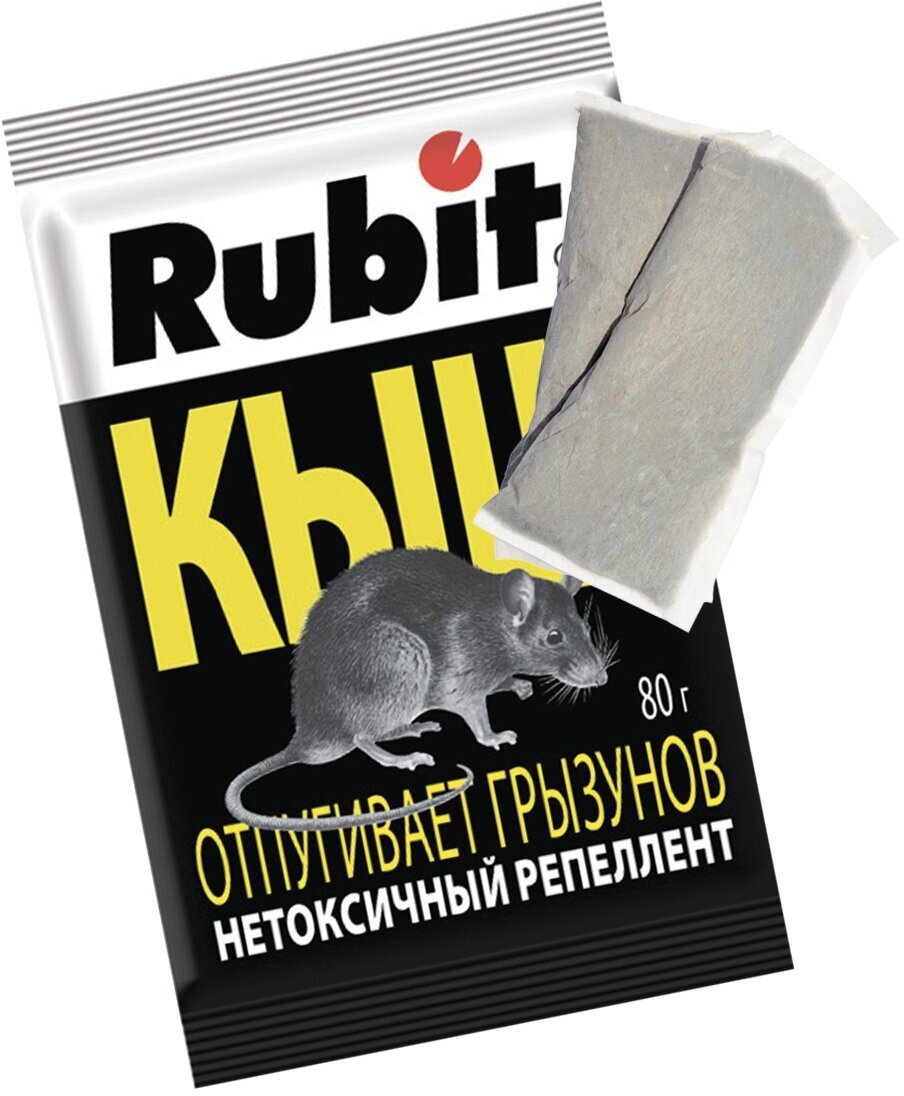 Саше-пакет "Rubit", от грызунов, "КЫШ", 80 г - фотография № 4