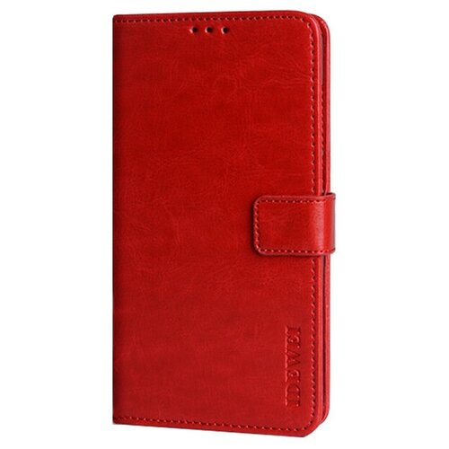 фото Чехол-книжка mypads для samsung galaxy a10s с мульти-подставкой застёжкой и визитницей красный