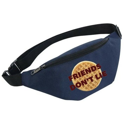 фото Сумка поясная noname, синий