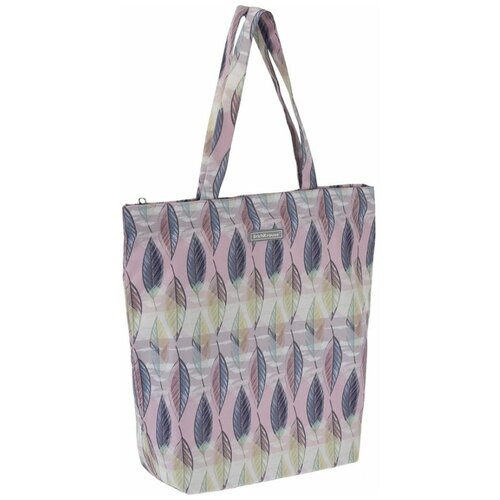 Сумка шоппер ErichKrause, розовый, серый сумки для мамы erichkrause сумка шоппер на молнии magic sky 14l 39x38x12 см