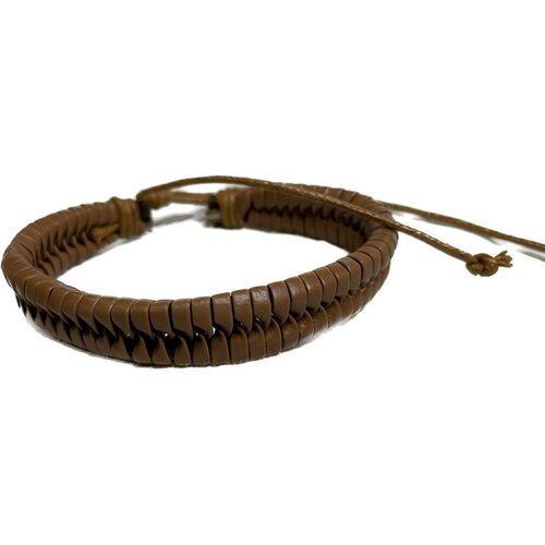 фото Браслет кожаный унисекс плетеный servig