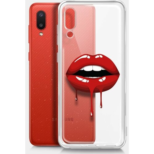 чехол клип кейс borasco artworks для samsung galaxy a03 прозрачный рисунок [51386] Чехол (клип-кейс) BORASCO ArtWorks, для Samsung Galaxy A02, прозрачный/рисунок [51359]