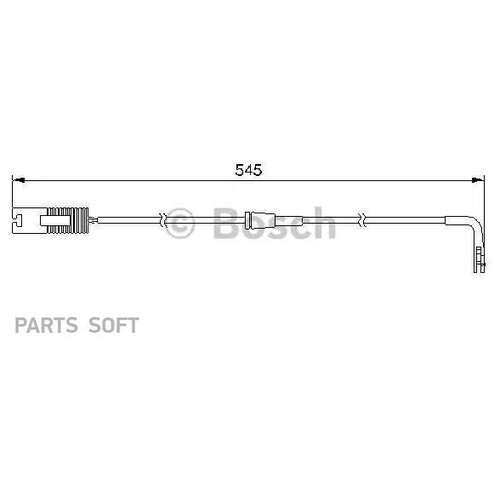 BOSCH 1987474940 Датчик износа тормозных коодок BMW E39 5490₽