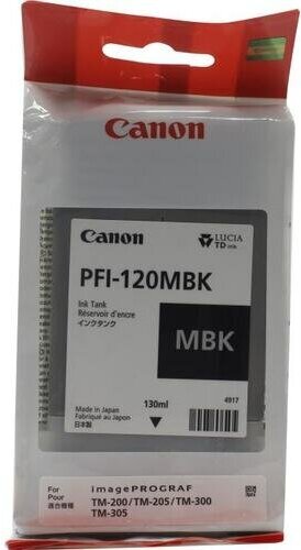 Чернильница Canon PFI-120MBK (черный матовый)