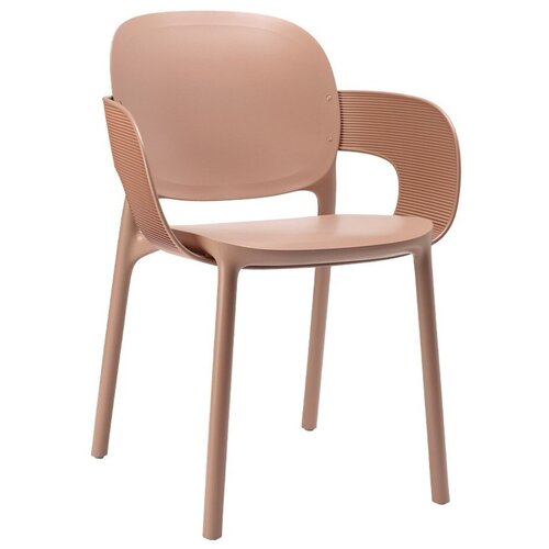 Пластиковое кресло Scab Design Hug Go Green, карамель