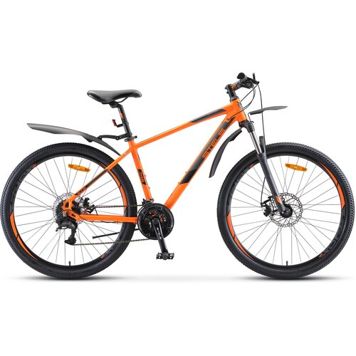Горный велосипед Stels Navigator 745 MD 27.5 V010, год 2022, цвет Оранжевый, ростовка 19