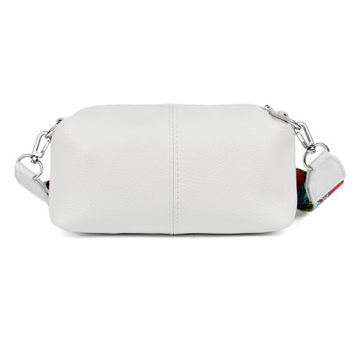 фото Сумка кросс-боди ofta, фактура гладкая, белый