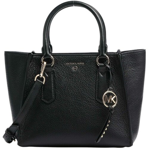 Женская кожаная сумка Michael Kors 30F1G2KS2L-BLACK