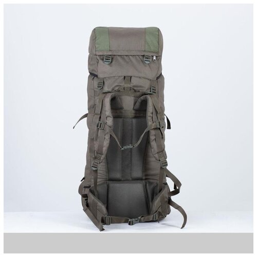 Рюкзак туристический Taif 120 л, отдел на шнурке, наружный карман, 2 боковые сетки, оливковый