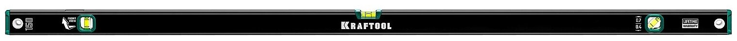 KRAFTOOL 1500 мм с зеркальным глазком уровень (34781-150)