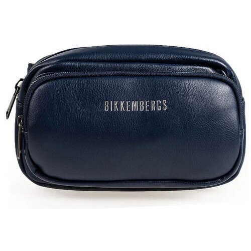 BIKKEMBERGS, сумка поясная мужская, цвет: темно-синий, размер: UNI