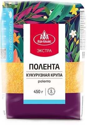 Полента кукурузная крупа "Агро-Альянс Экстра" 450г