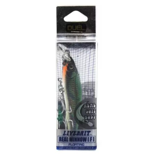 Воблер Duel F809-ALSM Livebait Real Minnow воблер duel f821 sbs zombi minnow r847