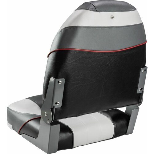 Кресло мягкое складное Premium Centurion, обивка винил, цвет серый/угольный, Marine Rocket 75129GC-MR