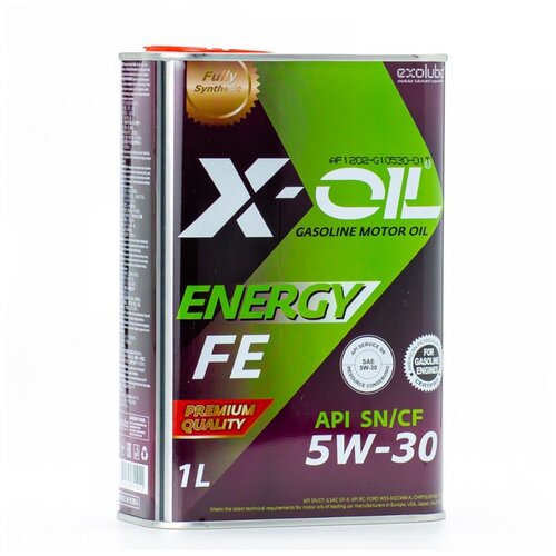 фото Моторное масло x-oil energy fe 5w-30 sn/cf, 1 л
