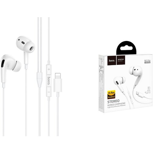 Наушники Hoco M1 Pro белые Lightning для iP 64900₽