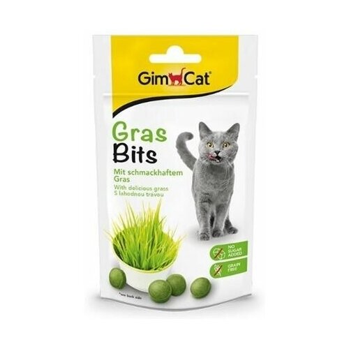 Лакомство Gimborn GimCat Грасбитс, с травой, витаминизированное, для кошек, 40 г