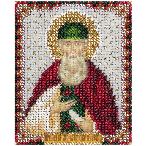 фото Набор для вышивания panna "икона святого преподобномученика вадима персидского", арт. цм-1861, 8,5х11 см