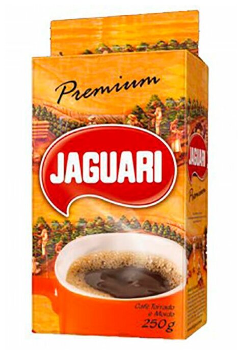 Кофе молотый Jaguari Premium (Джагуари Премиум) 250г, вакуумная упаковка