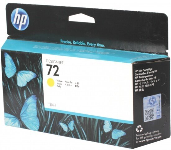 Картридж HP C9373A № 72, желтый