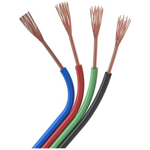 Шлейф питания ARL-18AWG-4Wire-CU (Arlight, -) 50 м шлейф питания arl 18awg 2wire cu arl 50 м